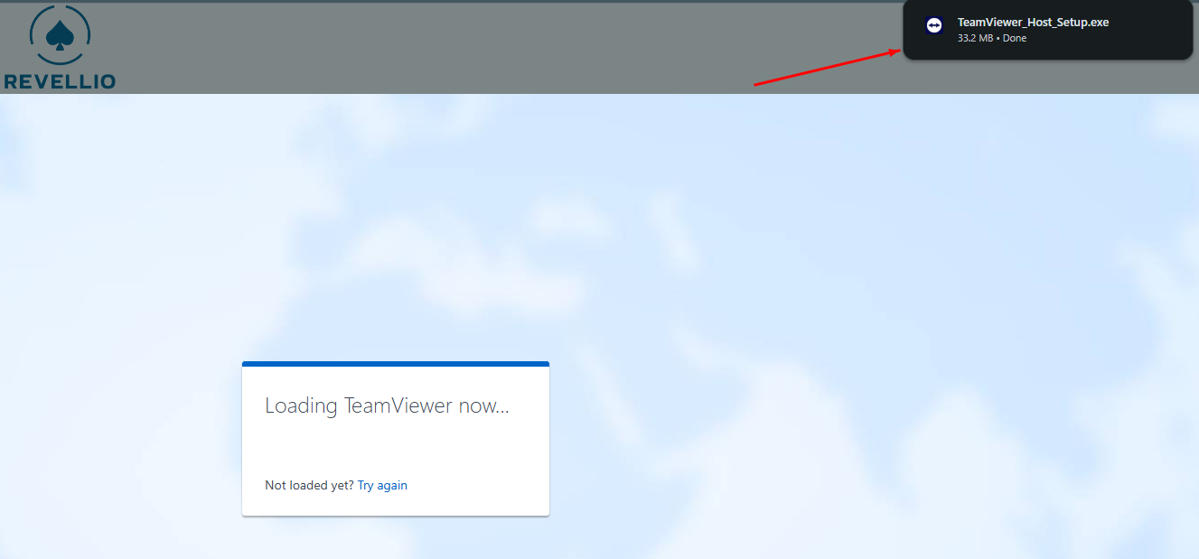 Step 1 — TeamViewer download page